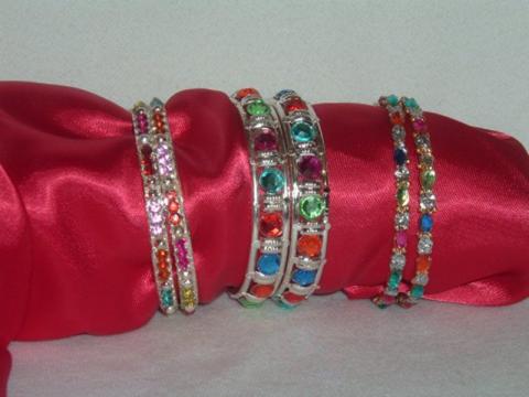 Kids Bangles, Colorful Fancy Indian Bracelets For Babies