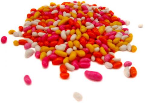 Colorful Sugar Coated Fennel Seeds  7oz (4 Pack)