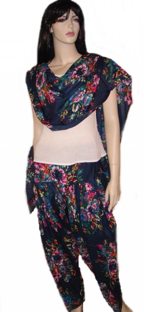 Buy Floral Print Patiala Pants with Elasticated Waist Online at Best Prices  in India - JioMart.