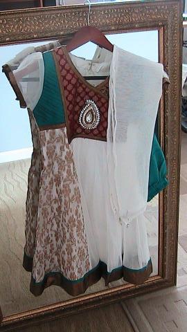 Designer Churidar Salwar Kameez for Girl's aged 5 - 6 yr olds