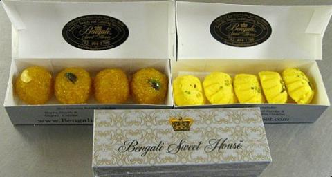 Indian Sweets/Mithai Mini Gift Box (Peda Or Ladoo), .5 Lb Box Indian Sweets/Mithai Mini Gift Box (Peda Or Ladoo), .5 Lb Box