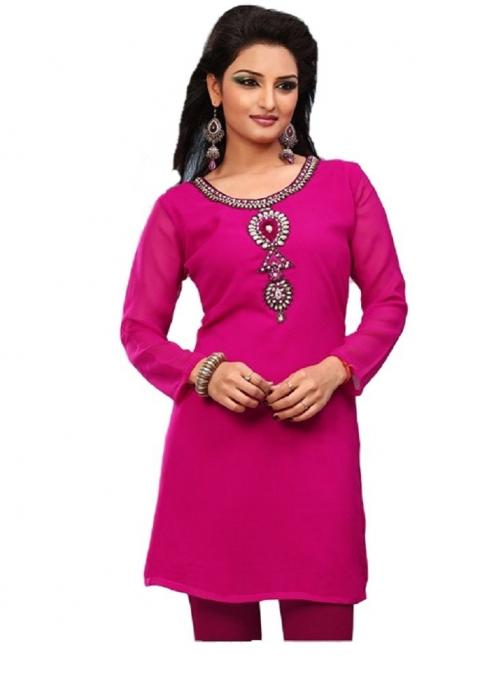 Powder Zoya Knee Length Kurtis