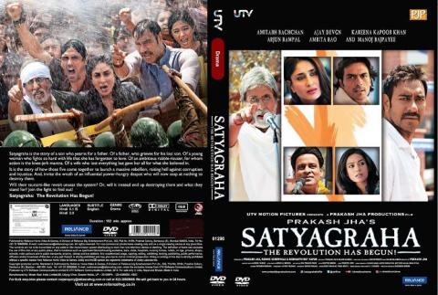 Satyagraha 2013, Democracy Under Fire, Hindi Movie DVD / Blu-ray Satyagraha 2013, Democracy Under Fire, Hindi Movie DVD / Blu-ray
