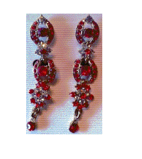 Fashion Jewelry Earring Red main image 1