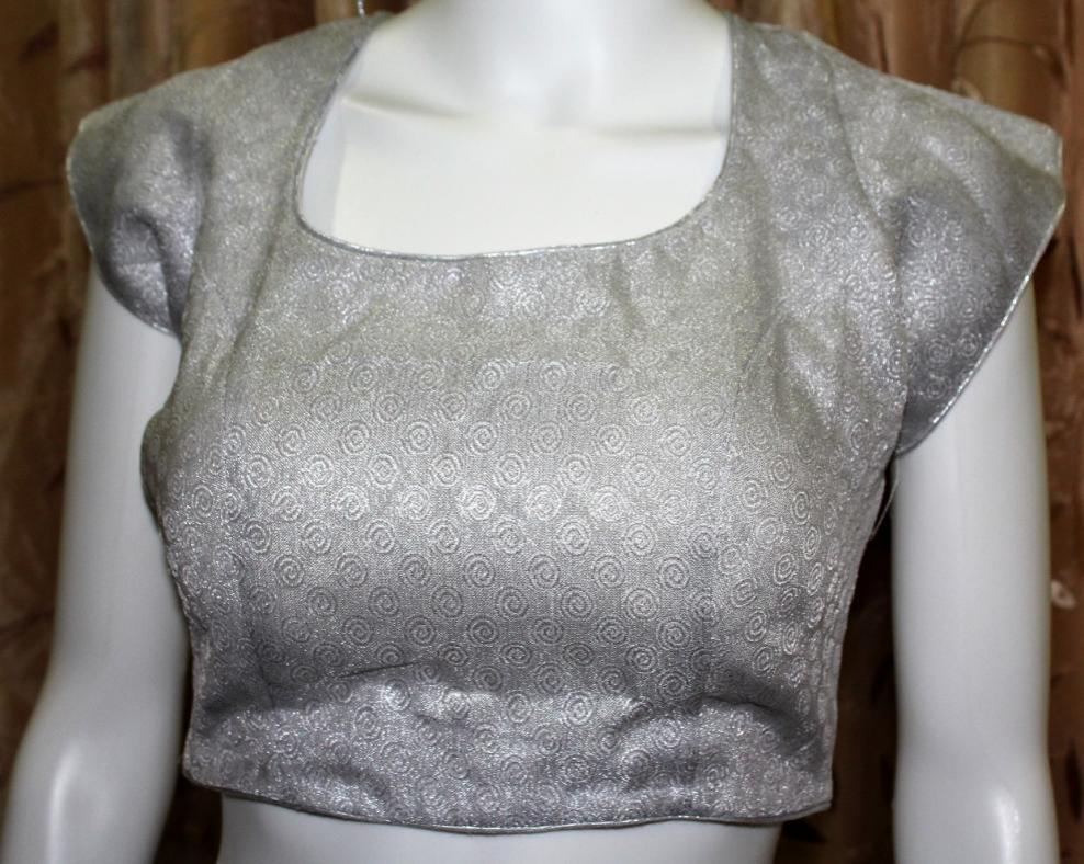 silver blouse indian
