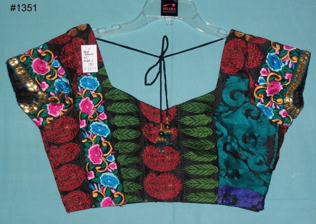 Stittched Bnlouse in lMulti Color \w Embroidered Medium / Large Size Stittched Bnlouse in lMulti Color \w Embroidered Medium / Large Size