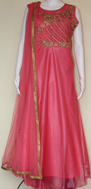 long churidar dress