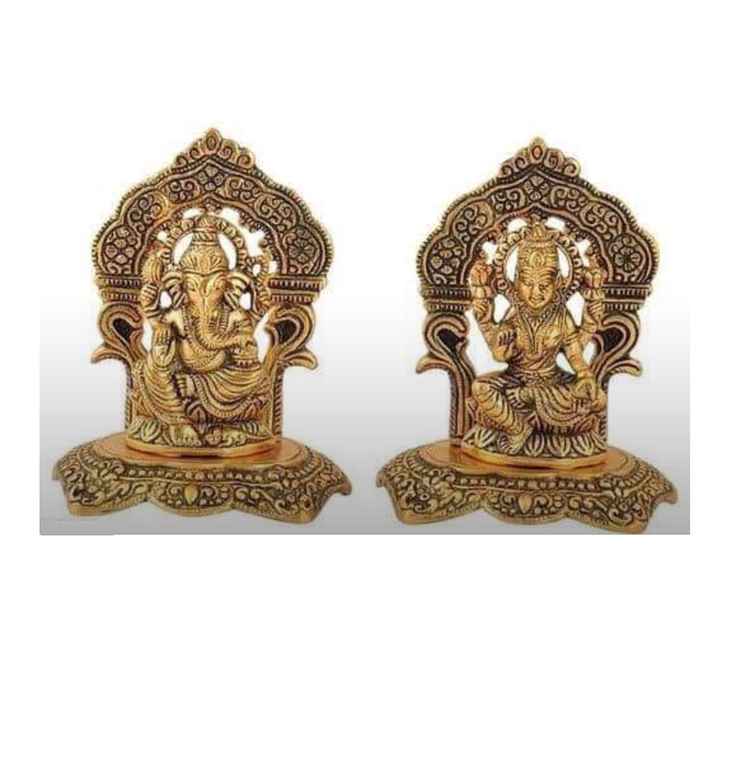 Metalic Antique Laxmi or Ganesh Statue 