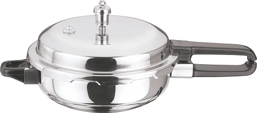 Vinod P-Jun Splendid Stainless Steel Sandwich Bottom Pressure Pan, Junior Vinod P-Jun Splendid Stainless Steel Sandwich Bottom Pressure Pan, Junior
