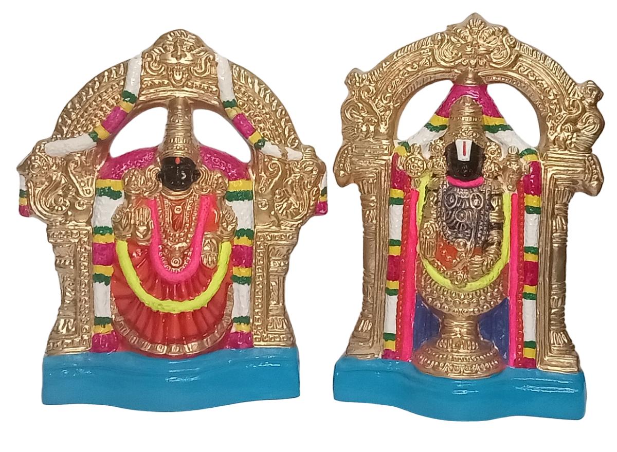 Perumal Thayar Pair Statue Navaratri Golu Dolls