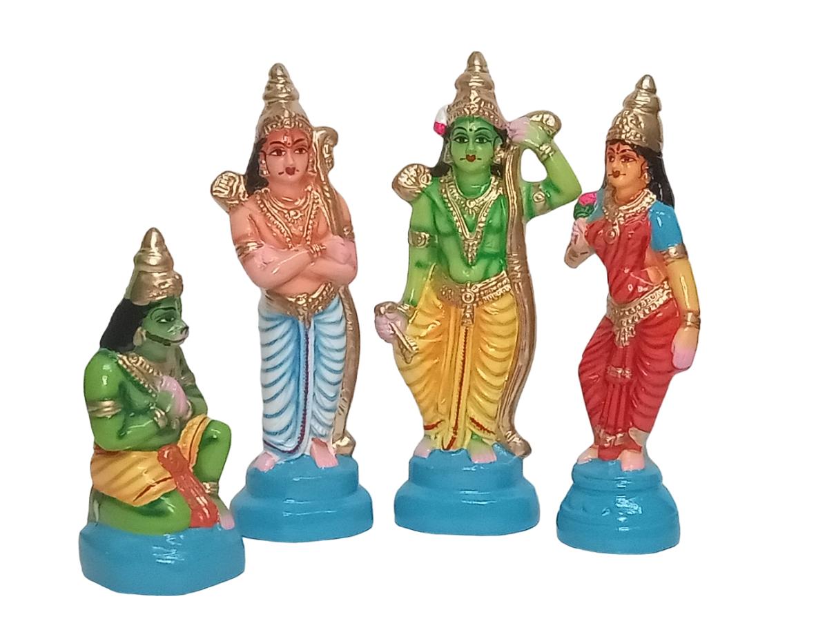 Sita Ram Lakshman Hanuman- Navarathri Golu Doll