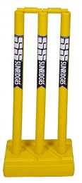 SS CRICKET PLASTIC STUMP base with Bails