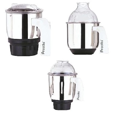 Original Preethi GENIE Stainless Steel Jar Size: 0.4L, 1L,1.5 L 