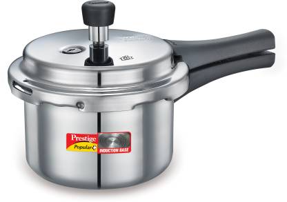 Prestige 10213 Popular Plus Induction Base Pressure Cooker, 1.5 Litre