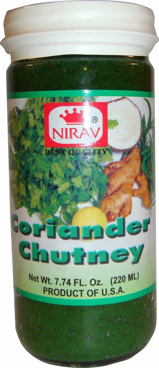 Nirav Coriander Chutney 220 Ml 33339 Buy Chutney Spread Online