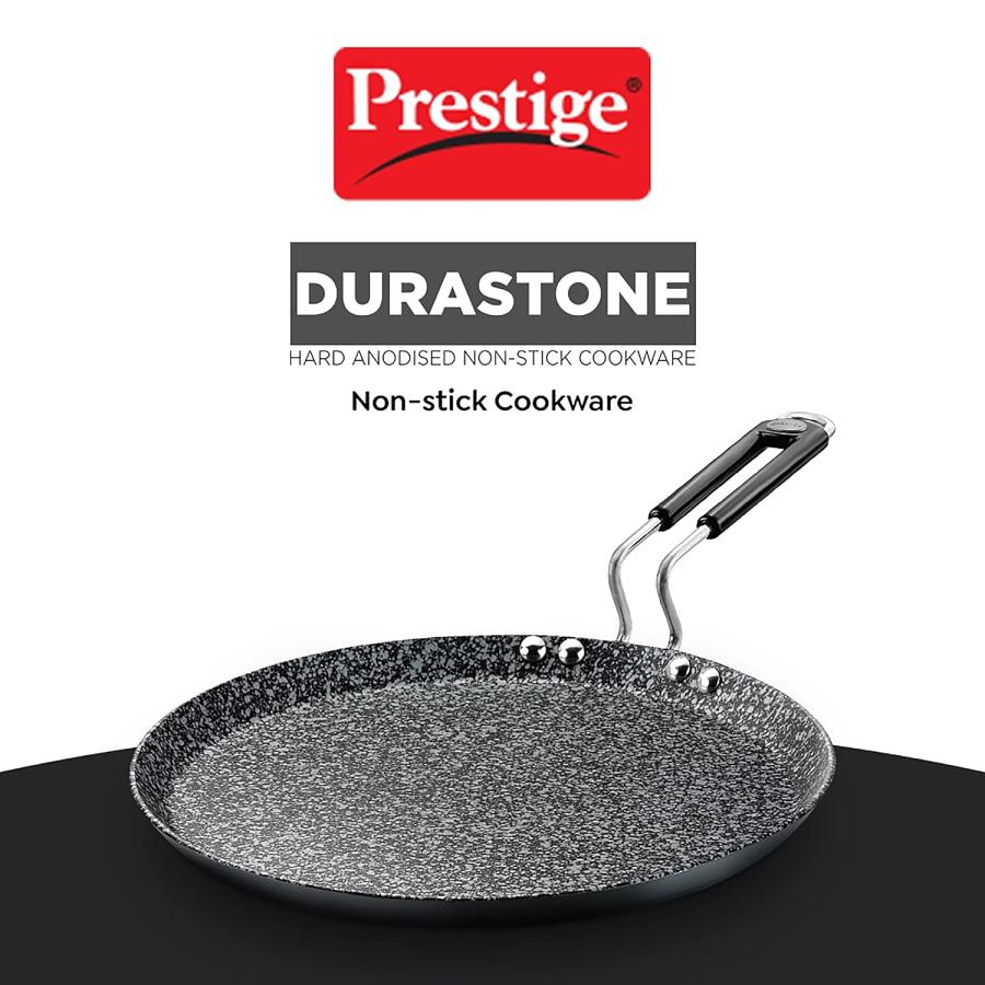 Prestige Durastone 25 cm Non-Stick Hard Anodised Tawa
