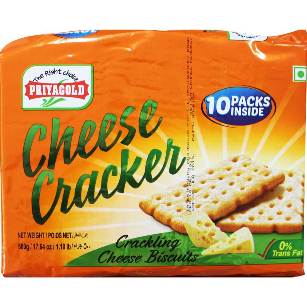 Priyagold Cheese Cracker Biscuits 500 gm 37645 USA