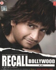 KK - Recall Bollywood, Hindi Film Songs from K K, 3 Audio CD KK - Recall Bollywood, Hindi Film Songs from K K, 3 Audio CD