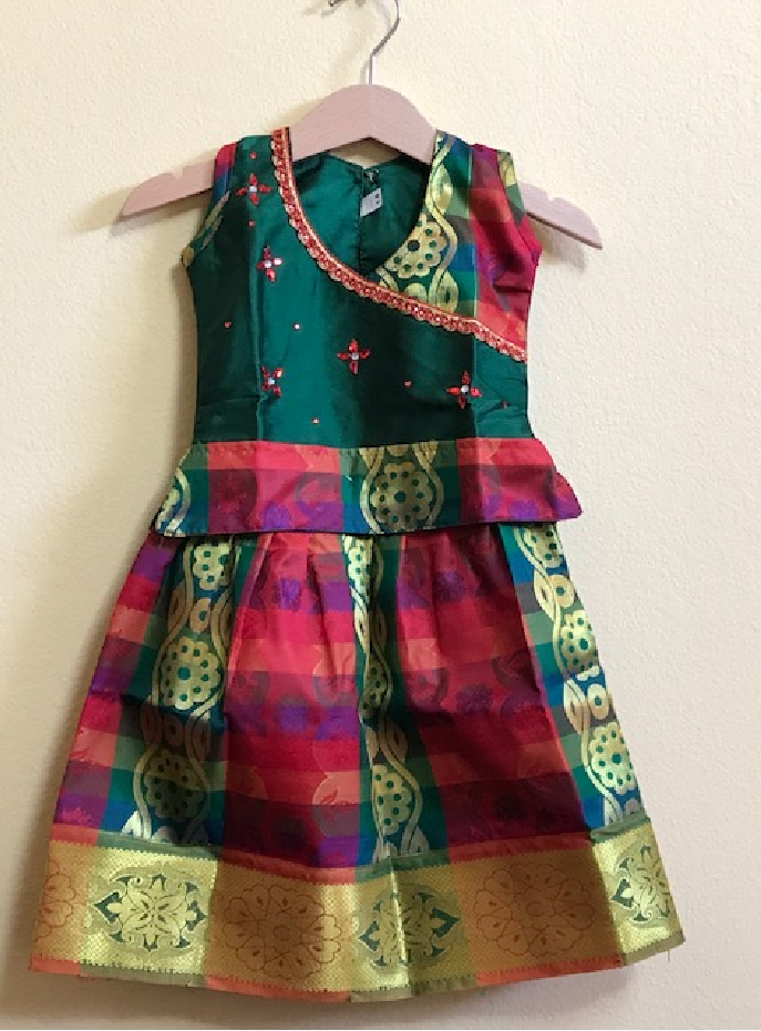 6 month baby pattu pavadai