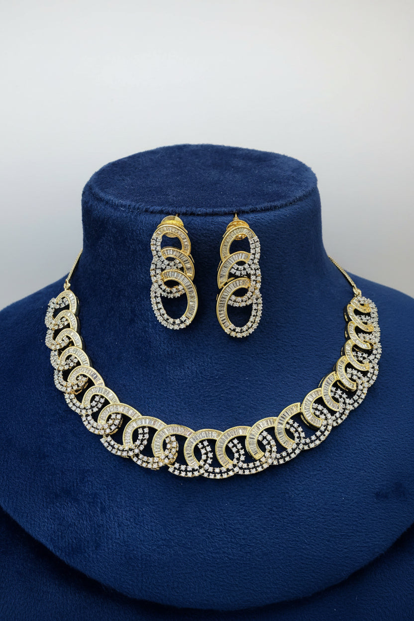 Timeless Gold & Diamond Elegance Set