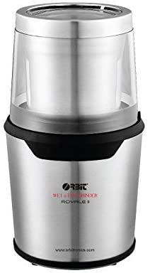 Orbit Royale II Stainless Steel Wet and Dry Coffee/Spice/Chutney Grinder
