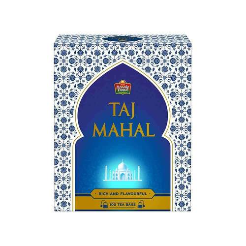 Brooke Bond Taj Mahal Black Tea, 100 Tea Bags. 7oz(200g) 51595 Buy Online USA