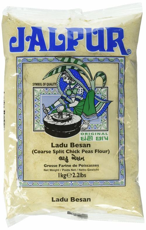 Jalpur Ladu Besan (Coarse Split Chick Peas Flour) 2.2lbs (1kg) Jalpur Ladu Besan (Coarse Split Chick Peas Flour) 2.2lbs (1kg)