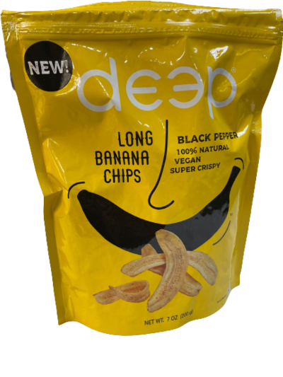 Deep Long Banana Chips Black Pepper 7oz (200g)