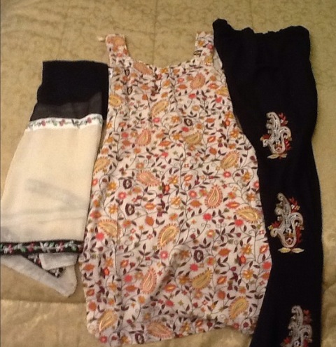 punjabi suit sleeveless design