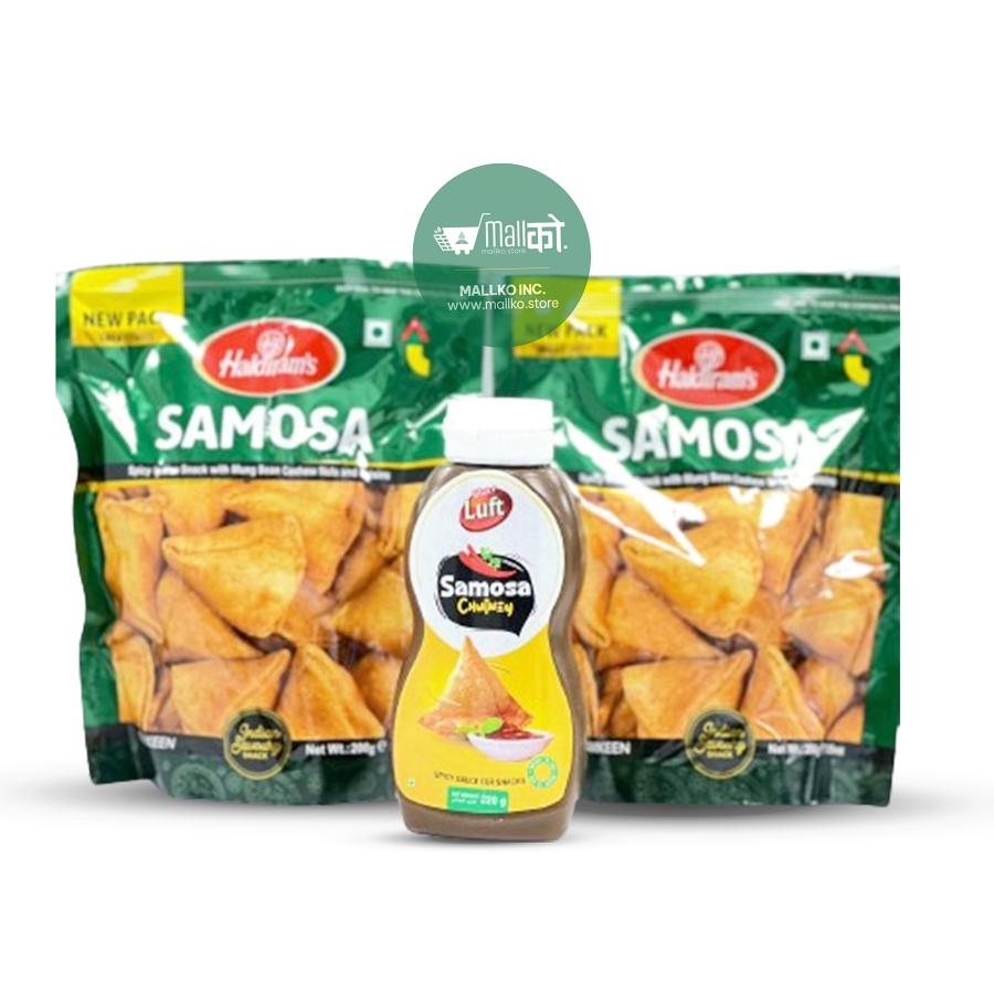 Samosa With Chutney