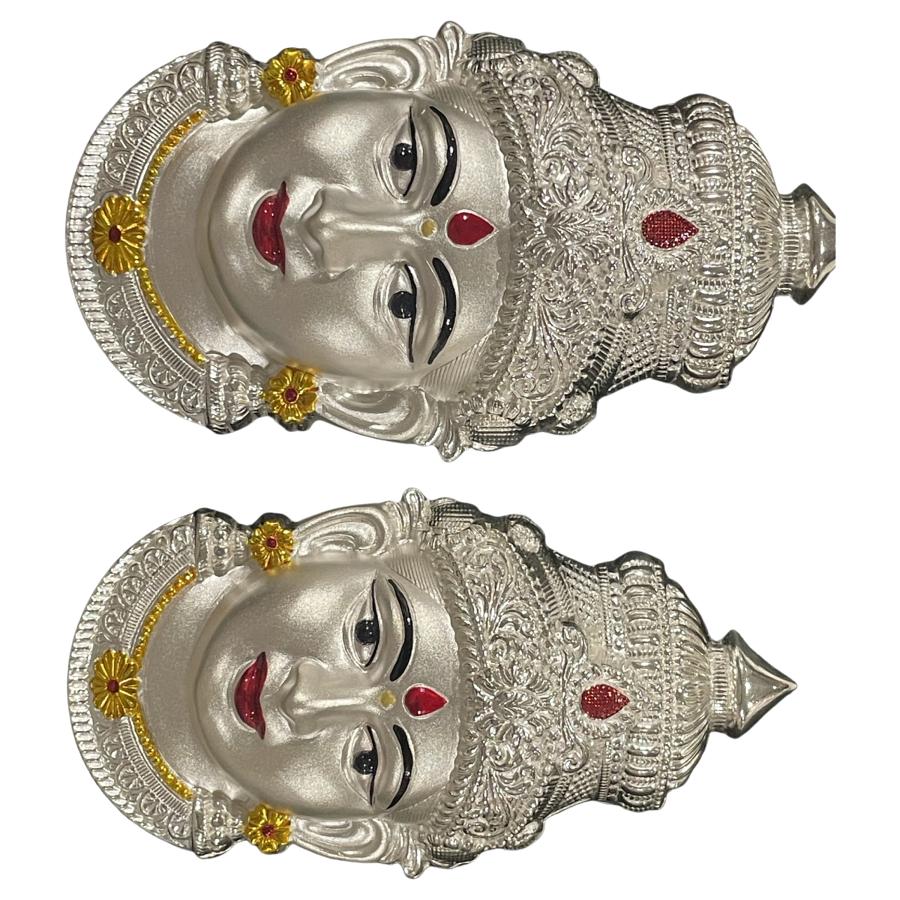 925 Sterling Silver Lakshmi / VaraLakshmi / Ammavaru Face #01 925 Sterling Silver Lakshmi / VaraLakshmi / Ammavaru Face #01