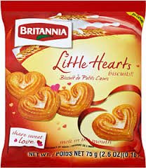 Britannia Little Hearts 75 G