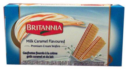 Britannia Milk Caramel Wafers 80 G