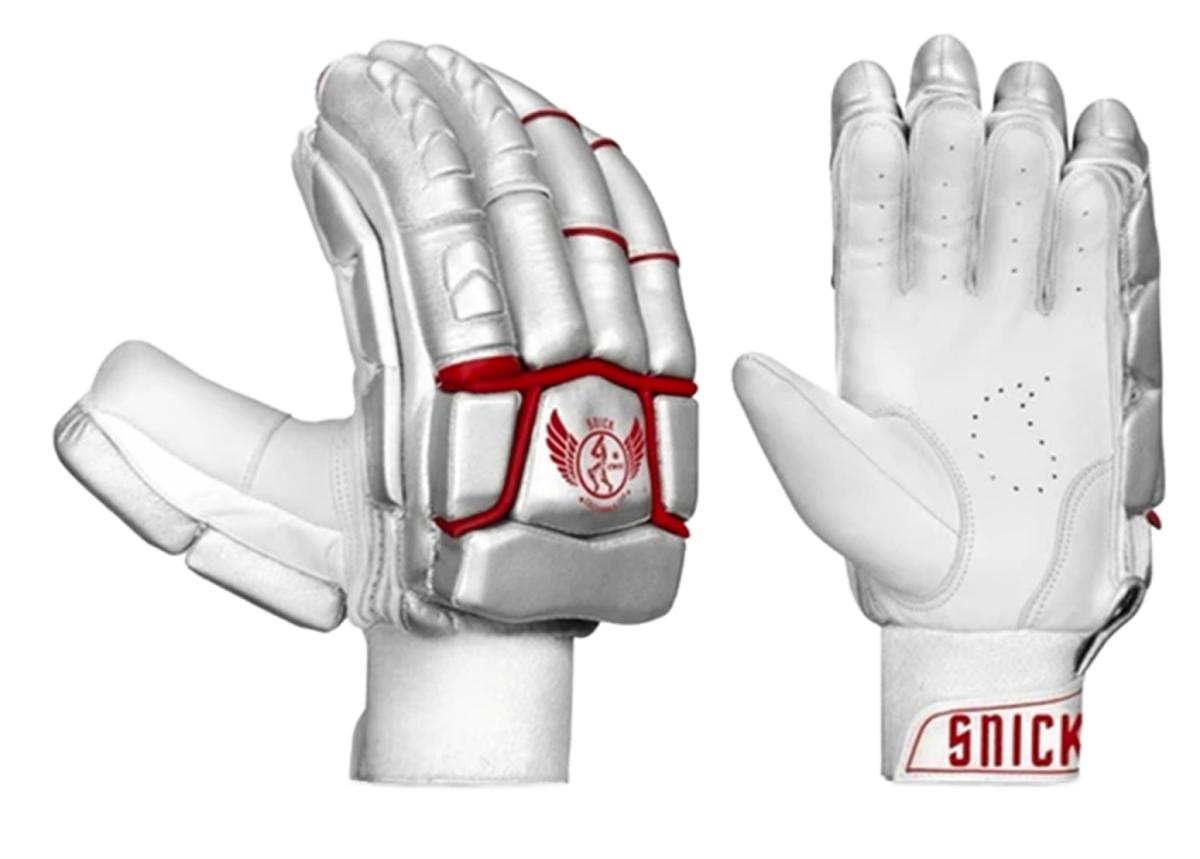 SNICK PREMIUM LEATHER Cricket batting Gloves IPL Style