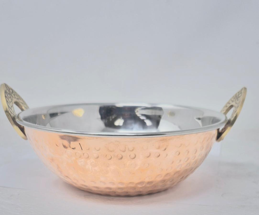 Tabakh Steel Copper Dish Serving Size #1 - 7" Diameter