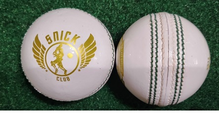 SNICK CRICKET ADULT (156gms) LEATHER Balls - WHITE Box of 6 for 25+ overs SNICK CRICKET ADULT (156gms) LEATHER Balls - WHITE Box of 6 for 25+ overs