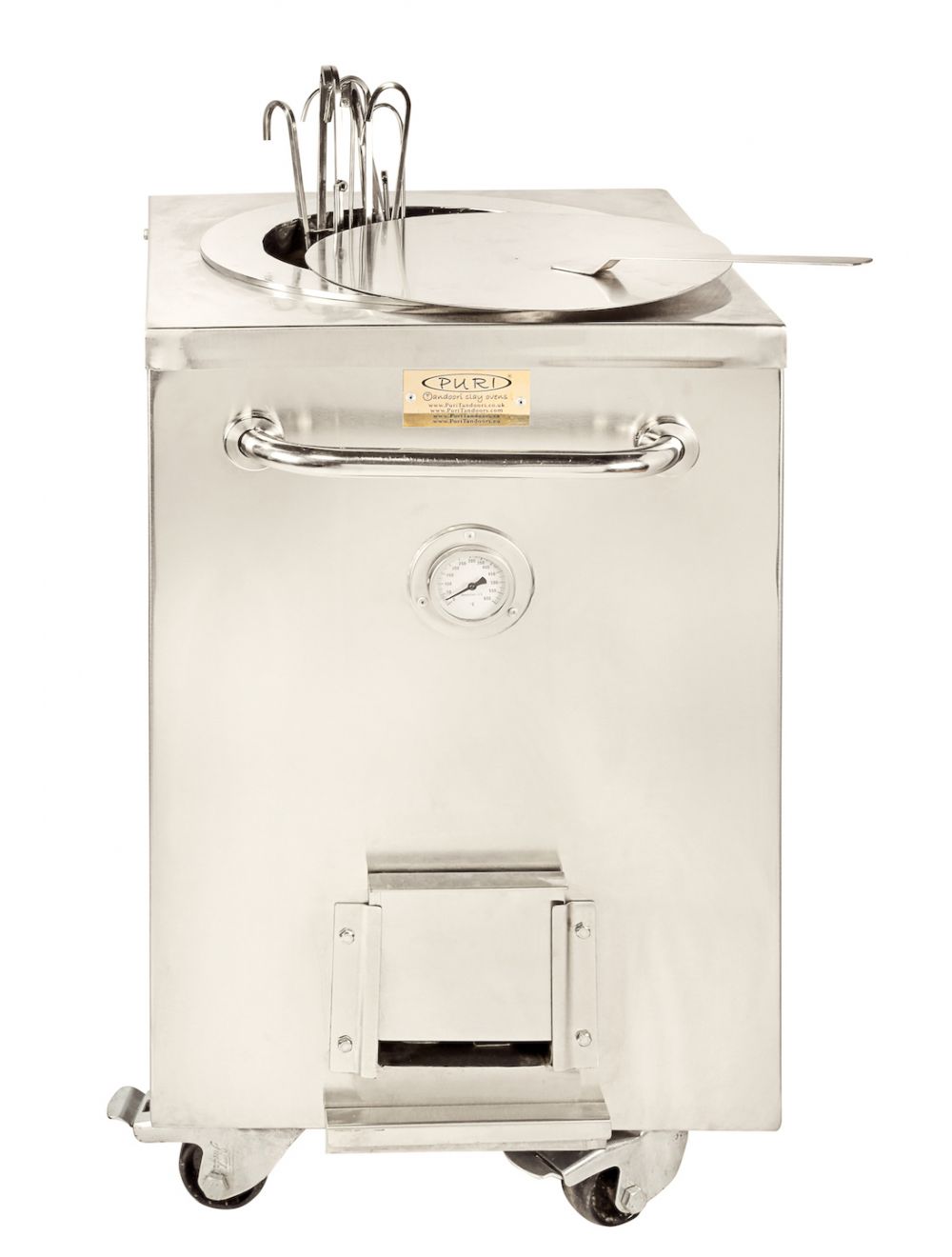 Tandoori Oven, Stainless Steel Square Tandoor for Home & Catering 20x20 Tandoori Oven, Stainless Steel Square Tandoor for Home & Catering 20x20