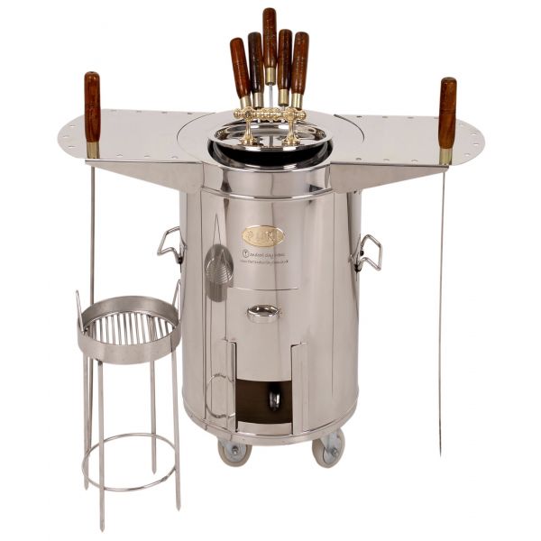 XL Stainless Steel Round Tandoor Oven for Home / Catering - SS3 Ultima XL Stainless Steel Round Tandoor Oven for Home / Catering - SS3 Ultima