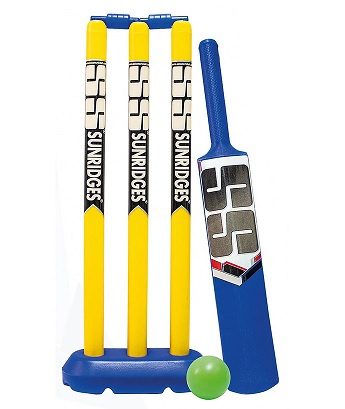 SS Plastic Cricket Set for Kids w/ Cricket Bat, Ball and Stumps SS Plastic Cricket Set for Kids w/ Cricket Bat, Ball and Stumps