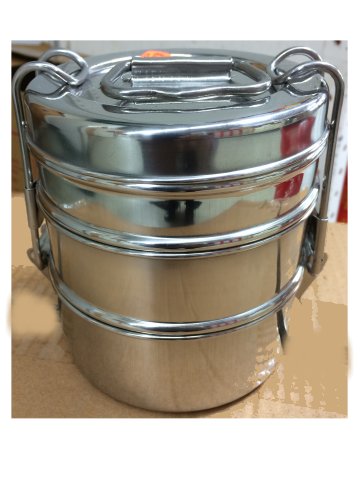  2 Tier Indian-Tiffin Stainless Steel Small Tiffin Lunch Box: Lunch  Boxes: Home & Kitchen