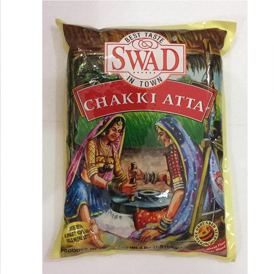 Great Bazaar Swad Chapatti Chakki Flour, 4 Pound