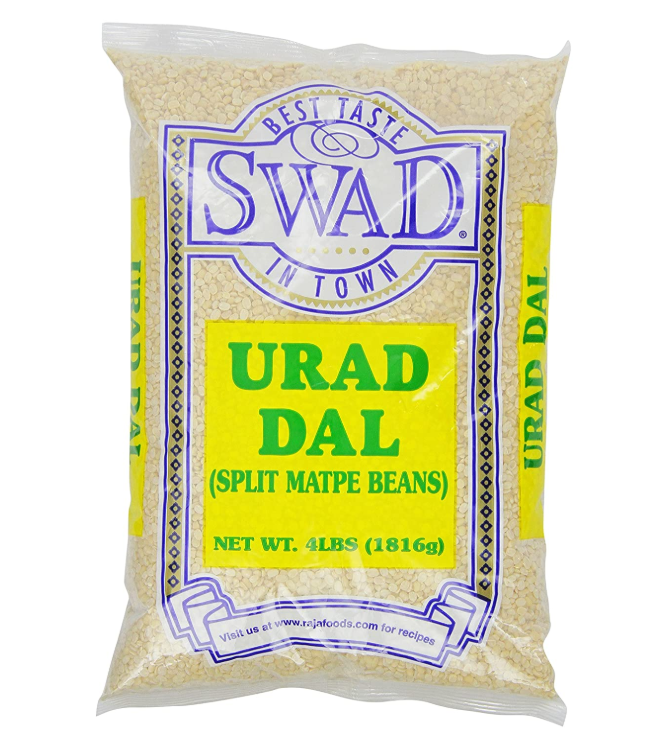 Swad Urad Dal Matpe Beans, Split, 4 Pound