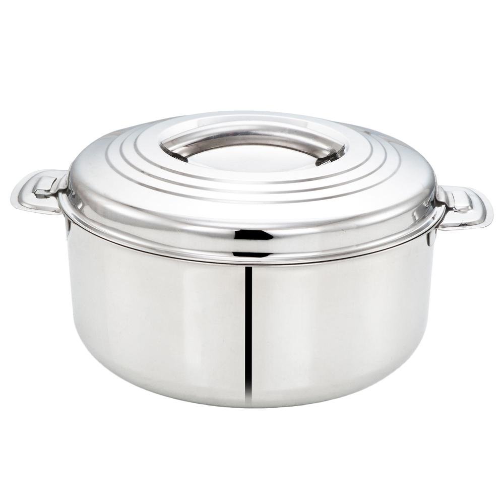 Tabakh 11-Liter Stainless Steel Casserole Hot-Pot Food Warmer Serving Bowl