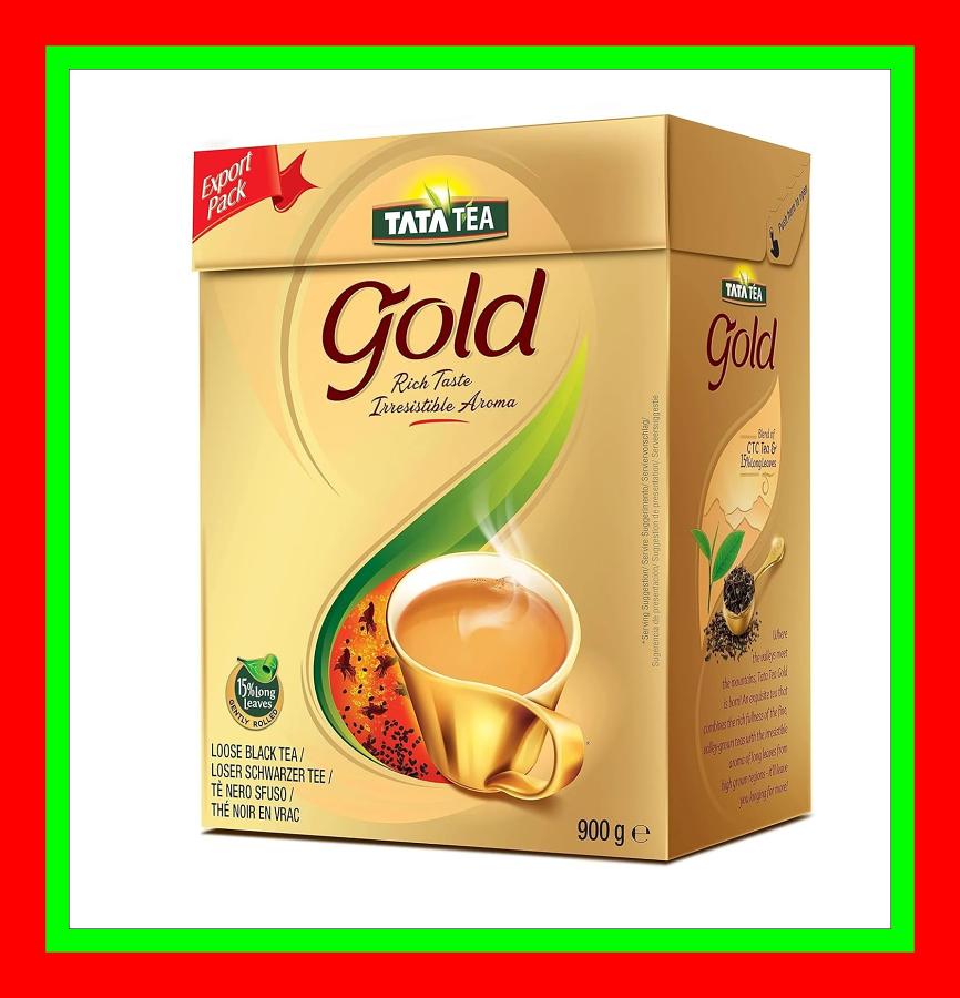 Tata Gold Tea Chai - 900gm - Premium Quality Loose Black Tea-Sale