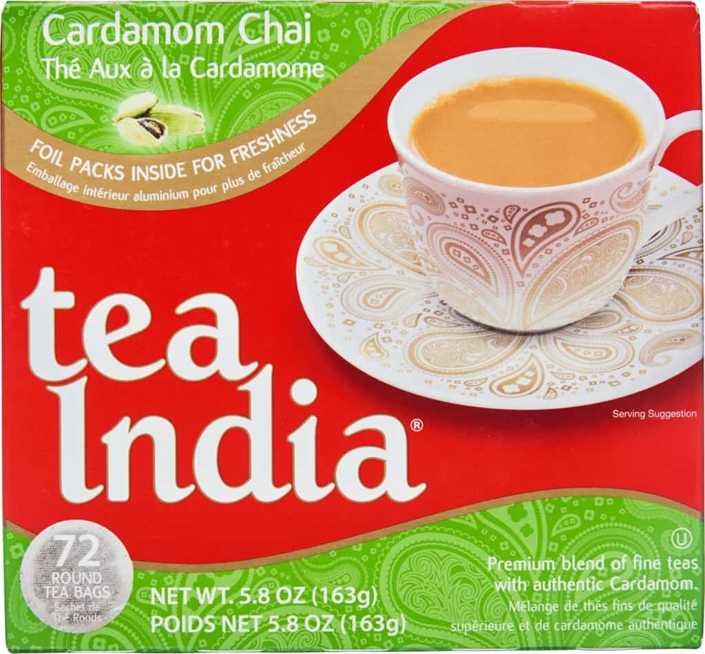 Tea India Cardamom Chai 72 Tea Bags 163 gm 37721 USA