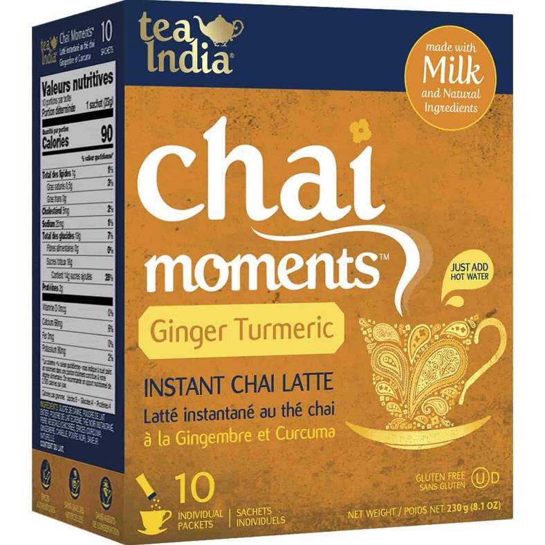 Tea India Chai Moments Ginger Turmeric 10 Packets 230 gm 37723 Buy