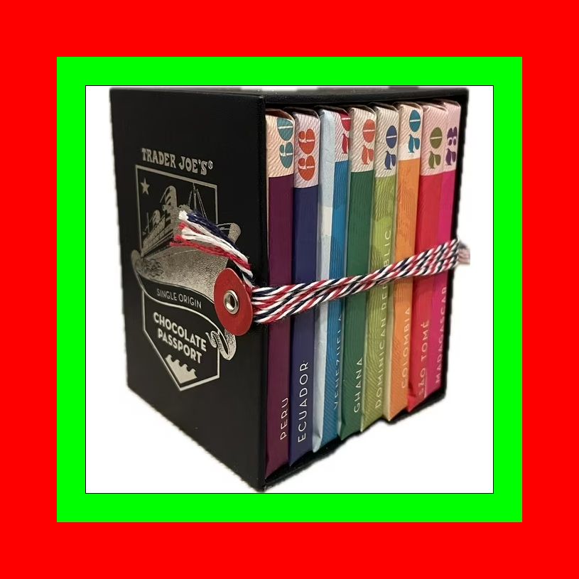 Trader Joes Passport Chocolate Collection Assorted World-Inspired Chocolate