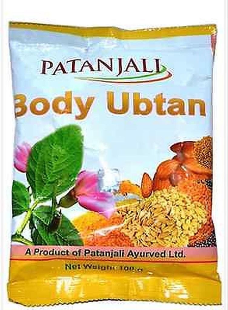 Patanjali Body Ubtan Pack Mask Ayurvedic for Fairness Glowing  Skin