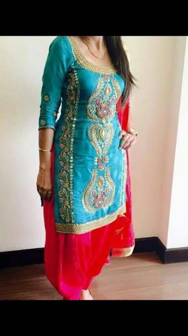 heavy punjabi suit