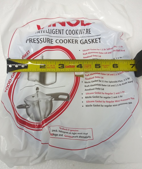 Silicon White pressure cooker gasket 2 LTR Outer, For Home & Commercial  Uses at Rs 51.7/piece in Ahmedabad